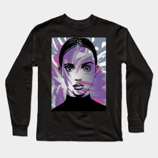 Girl in black Long Sleeve T-Shirt